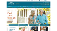 Desktop Screenshot of partnersathome.org
